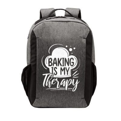 Baking Is My Therapy Baker Cool Gift Vector Backpack