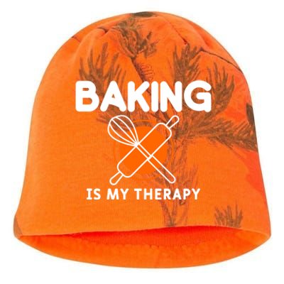 Baking Is My Therapy Bake Baker Gift Kati - Camo Knit Beanie