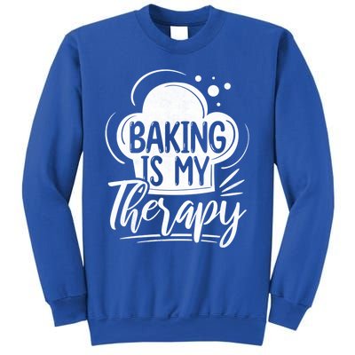 Baking Is My Therapy Baker Gift Sweatshirt