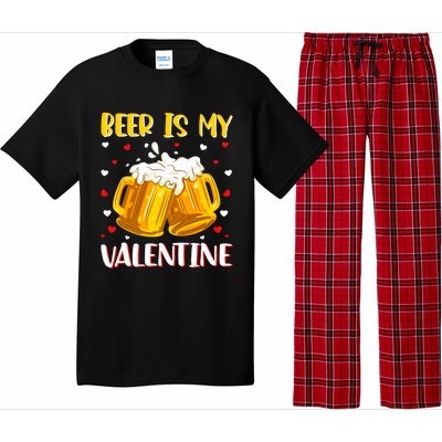 Beer Is My Valentine Valentine's Day Beer Ing Lover Cool Gift Pajama Set