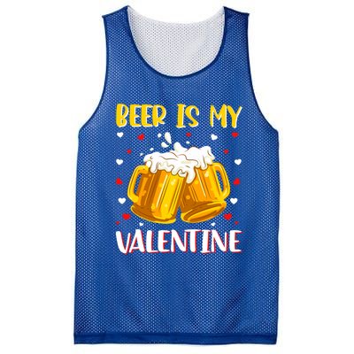 Beer Is My Valentine Valentine's Day Beer Ing Lover Cool Gift Mesh Reversible Basketball Jersey Tank