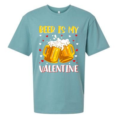 Beer Is My Valentine Valentine's Day Beer Ing Lover Cool Gift Sueded Cloud Jersey T-Shirt