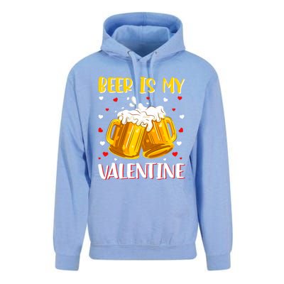 Beer Is My Valentine Valentine's Day Beer Ing Lover Cool Gift Unisex Surf Hoodie