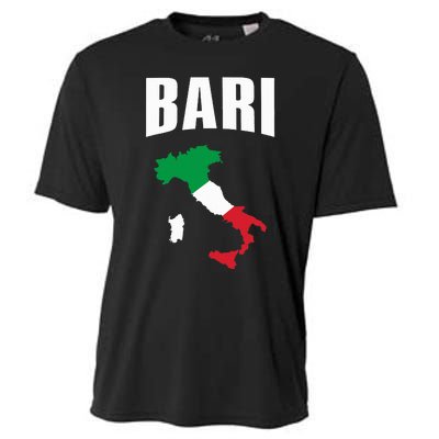 Bari Italy Map T Italian Flag Gift Jersey Cooling Performance Crew T-Shirt