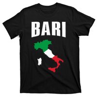 Bari Italy Map T Italian Flag Gift Jersey T-Shirt