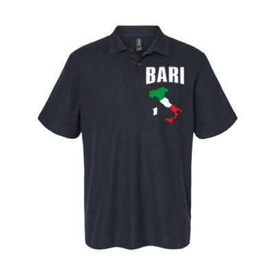 Bari Italy Map T Italian Flag Gift Jersey Softstyle Adult Sport Polo