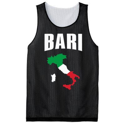 Bari Italy Map T Italian Flag Gift Jersey Mesh Reversible Basketball Jersey Tank