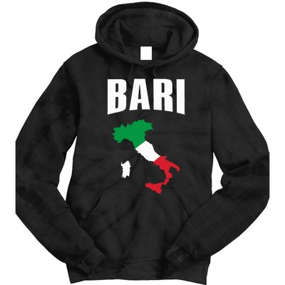 Bari Italy Map T Italian Flag Gift Jersey Tie Dye Hoodie