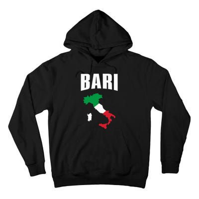 Bari Italy Map T Italian Flag Gift Jersey Tall Hoodie