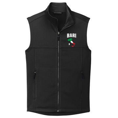 Bari Italy Map T Italian Flag Gift Jersey Collective Smooth Fleece Vest