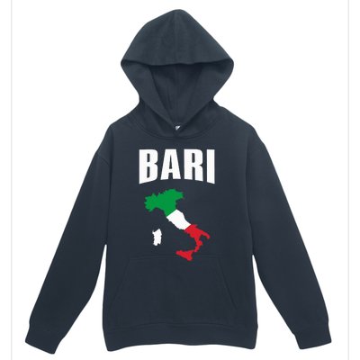 Bari Italy Map T Italian Flag Gift Jersey Urban Pullover Hoodie