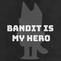 Bandit Is My Hero Funny Show Dad Blue Heeler Dog Adult Drive Performance Visor
