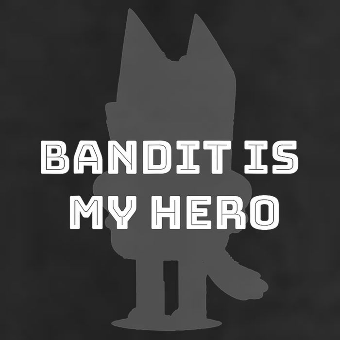 Bandit Is My Hero Funny Show Dad Blue Heeler Dog Adult Drive Performance Visor