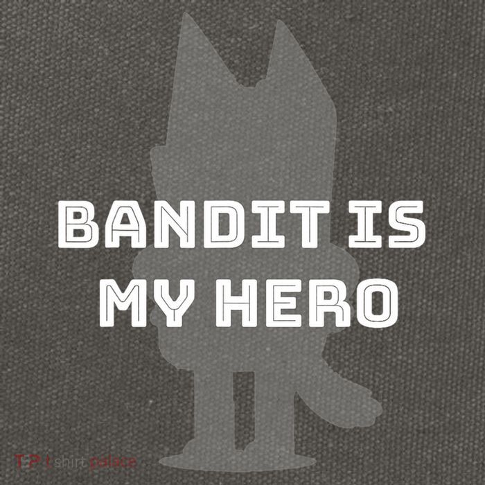 Bandit Is My Hero Funny Show Dad Blue Heeler Dog Cotton Canvas Backpack