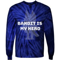 Bandit Is My Hero Funny Show Dad Blue Heeler Dog Tie-Dye Long Sleeve Shirt