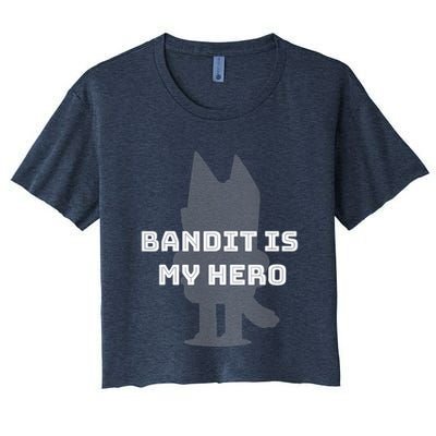 Bandit Is My Hero Funny Show Dad Blue Heeler Dog Crop Top