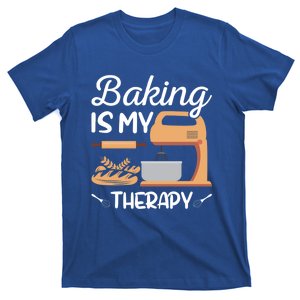 Baking Is My Therapy Design Of Electric Mixer And Rolling Pin Gift T-Shirt