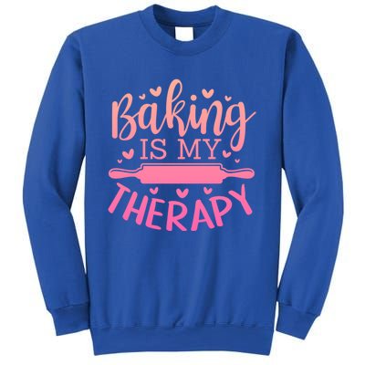 Baking Is My Therapy Don't Need A Rehab But Flour And Sugar Cute Gift Sweatshirt