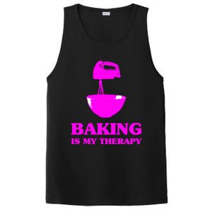 Baking Is My Therapy Foodie Cookie Baker Bakery Gift PosiCharge Competitor Tank