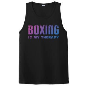 Boxing Is My Therapy Boxer Cool Gift PosiCharge Competitor Tank