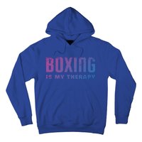 Boxing Is My Therapy Boxer Cool Gift Hoodie