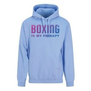 Boxing Is My Therapy Boxer Cool Gift Unisex Surf Hoodie