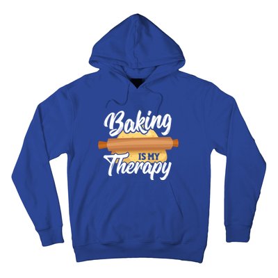 Baking Is My Therapy Baker Bake Bakery Owner Pastry Maker Great Gift Hoodie