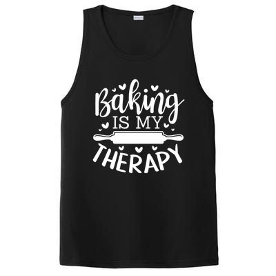 Baking Is My Therapy Don't Need A Rehab But Flour And Sugar Great Gift PosiCharge Competitor Tank