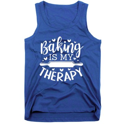 Baking Is My Therapy Don't Need A Rehab But Flour And Sugar Great Gift Tank Top