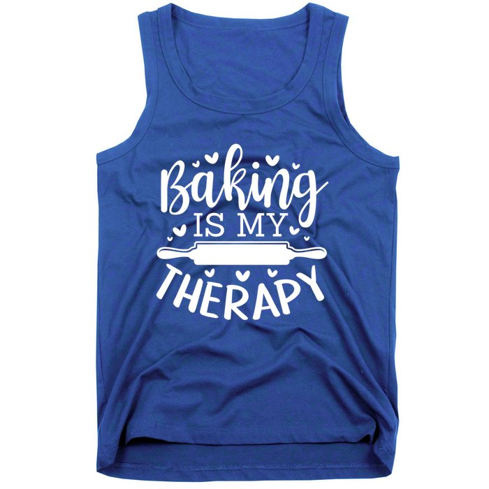 Baking Is My Therapy Don't Need A Rehab But Flour And Sugar Great Gift Tank Top