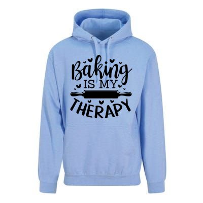 Baking Is My Therapy Don't Need A Rehab But Flour And Sugar Great Gift Unisex Surf Hoodie