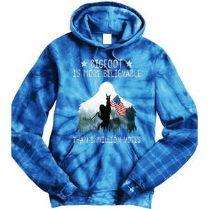 Bigfoot Is More Believable Than 81 Million Votes Tie Dye Hoodie