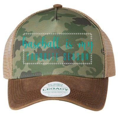 Baseball Is My Favorite Season Baseball Gift Legacy Tie Dye Trucker Hat