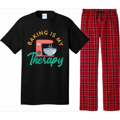 Baking Is My Therapy Baker Baking Pastry Lover Gift Pajama Set