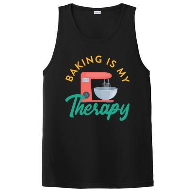 Baking Is My Therapy Baker Baking Pastry Lover Gift PosiCharge Competitor Tank