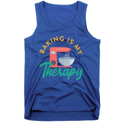 Baking Is My Therapy Baker Baking Pastry Lover Gift Tank Top