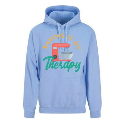 Baking Is My Therapy Baker Baking Pastry Lover Gift Unisex Surf Hoodie