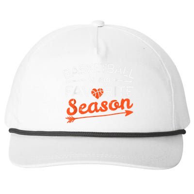 Basketball Is My Favorite Season Coach Player Men Women Snapback Five-Panel Rope Hat