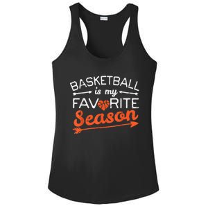 Basketball Is My Favorite Season Coach Player Men Women Ladies PosiCharge Competitor Racerback Tank