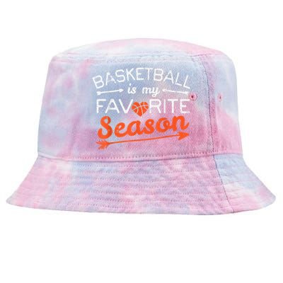 Basketball Is My Favorite Season Coach Player Men Women Tie-Dyed Bucket Hat