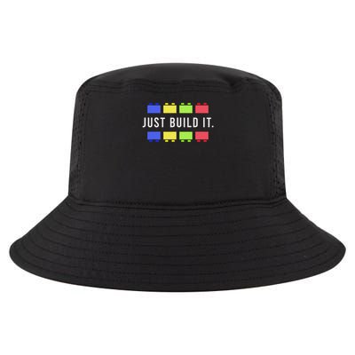 Build It Master Builder Construction Building Blocks Bricks Cool Comfort Performance Bucket Hat