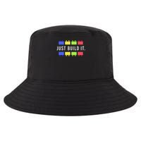 Build It Master Builder Construction Building Blocks Bricks Cool Comfort Performance Bucket Hat