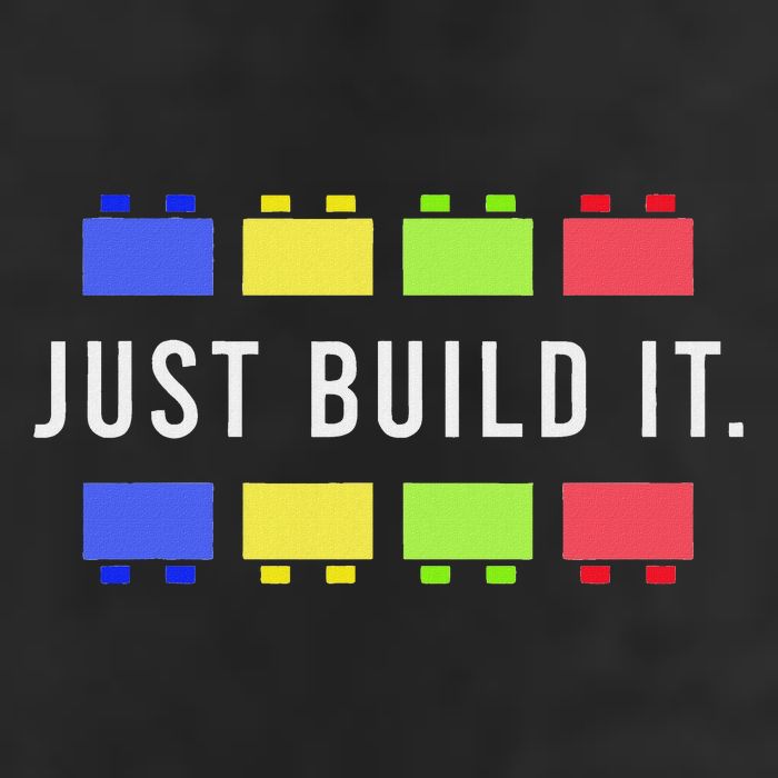 Build It Master Builder Construction Building Blocks Bricks Cool Comfort Performance Bucket Hat