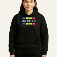 Build It Master Builder Construction Building Blocks Bricks Hoodie