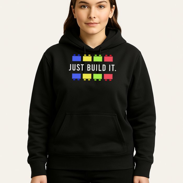 Build It Master Builder Construction Building Blocks Bricks Hoodie