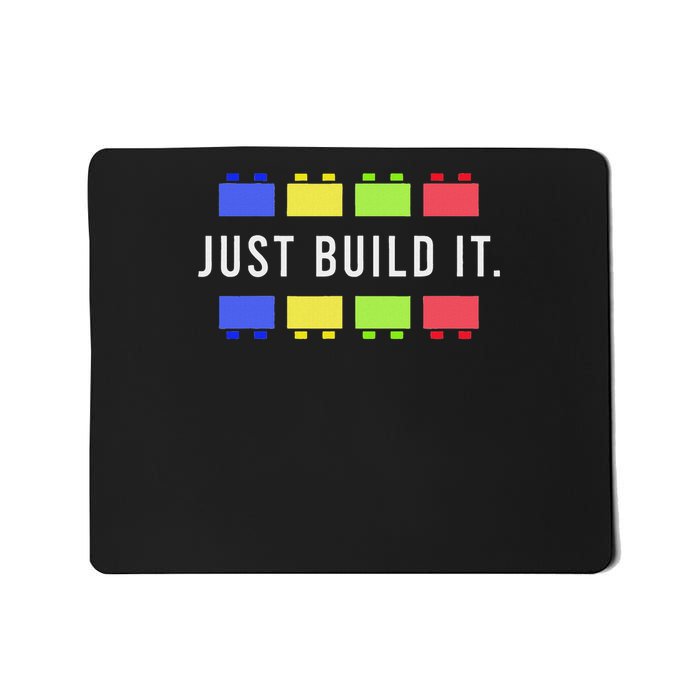 Build It Master Builder Construction Building Blocks Bricks Mousepad