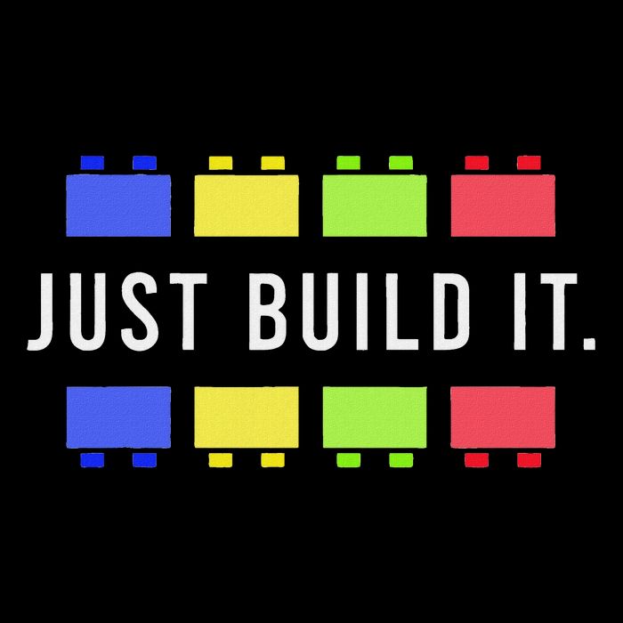 Build It Master Builder Construction Building Blocks Bricks Mousepad