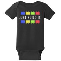 Build It Master Builder Construction Building Blocks Bricks Baby Bodysuit