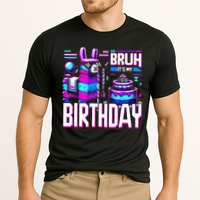 Bruh Its My Birthday Llama Pinata Family Party Bday Cooling Performance Crew T-Shirt