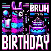 Bruh Its My Birthday Llama Pinata Family Party Bday Cooling Performance Crew T-Shirt